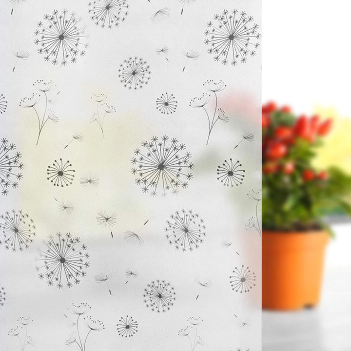 FILMGOO 3D Fensterfolie Fenster Sichtschutzfolie Anti-UV Buntglas Dekorfolie Statisch Haftend Selbst