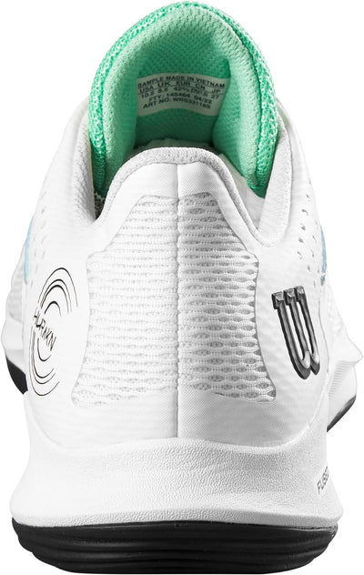 Wilson Damen Hurakn 2.0 paddelschuhe 36 2/3 EU White Biscay Green, 36 2/3 EU White Biscay Green