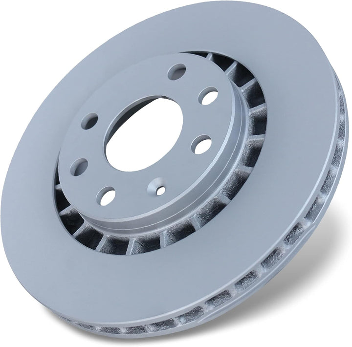 ATE Bremsenset Vorderachse inkl. Bremsscheiben vorne Ø 256 mm belüftet und Bremsbeläge vorne Kompati