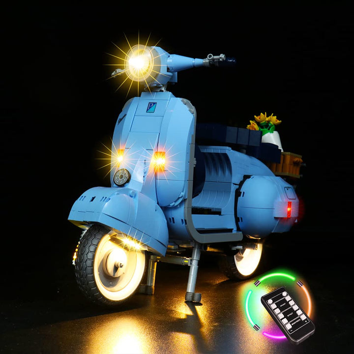Led Licht Set für Lego Vespa 125, Led Beleuchtungs Set für Lego 10298 Vespa 125 Vintage Roller - Nur
