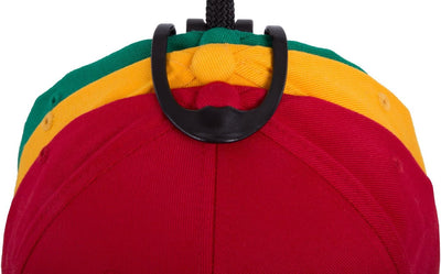 2Stoned Cap-Rack XXL Kappenhalter in Schwarz mit 12 Clips zum Aufhängen von bis zu 36 Baseball Caps