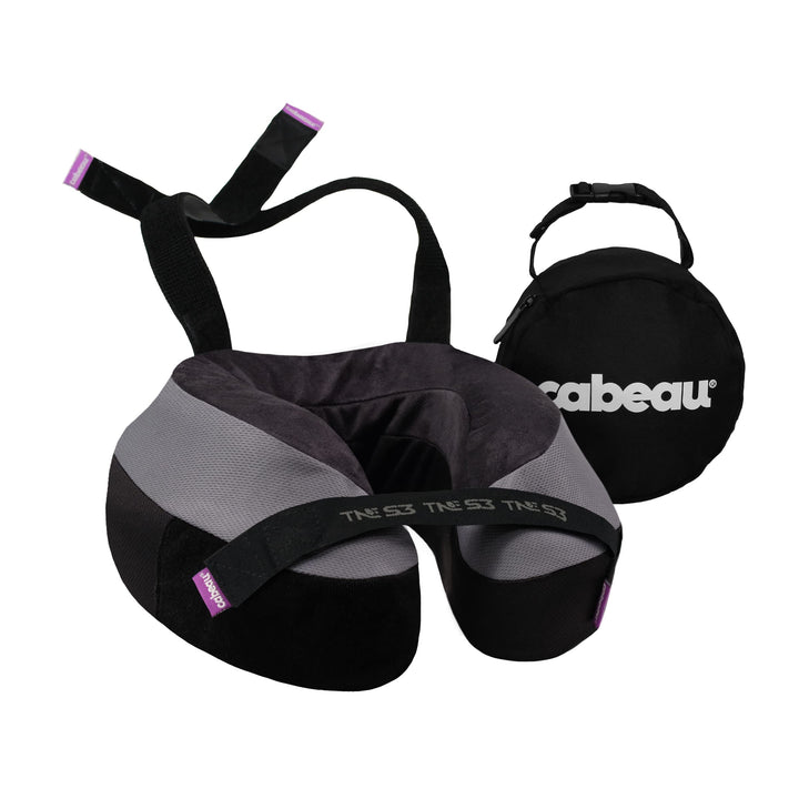 Cabeau The Neck's Evolution, TNE S3 Travel Neck Pillow Memory Foam Airplane Pillow - Neck Pillow wit