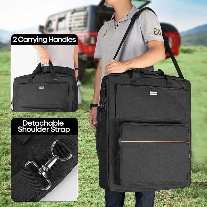 HODRANT Solarpanel Tasche kompatibel mit Jackery Solarsaga 60 W, 100 W, 200 W