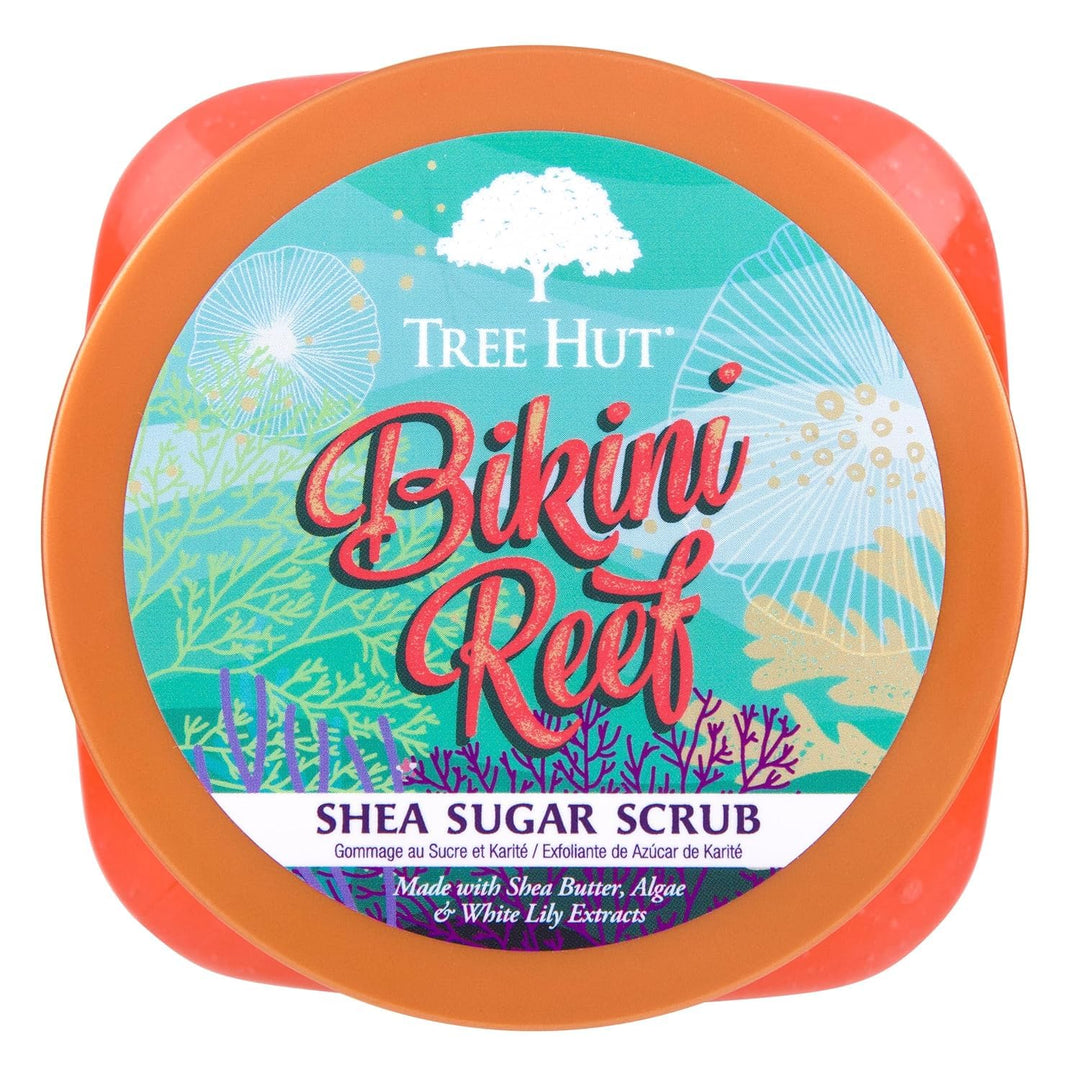 Tree Hut Reef Shea Sugar Scrub Bikini, 470 ml, ultra-feuchtigkeitsspendend und peelingend für die Pf