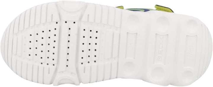 Geox Jungen J Wroom Boy Sandal 29 EU Lime Royal, 29 EU Lime Royal