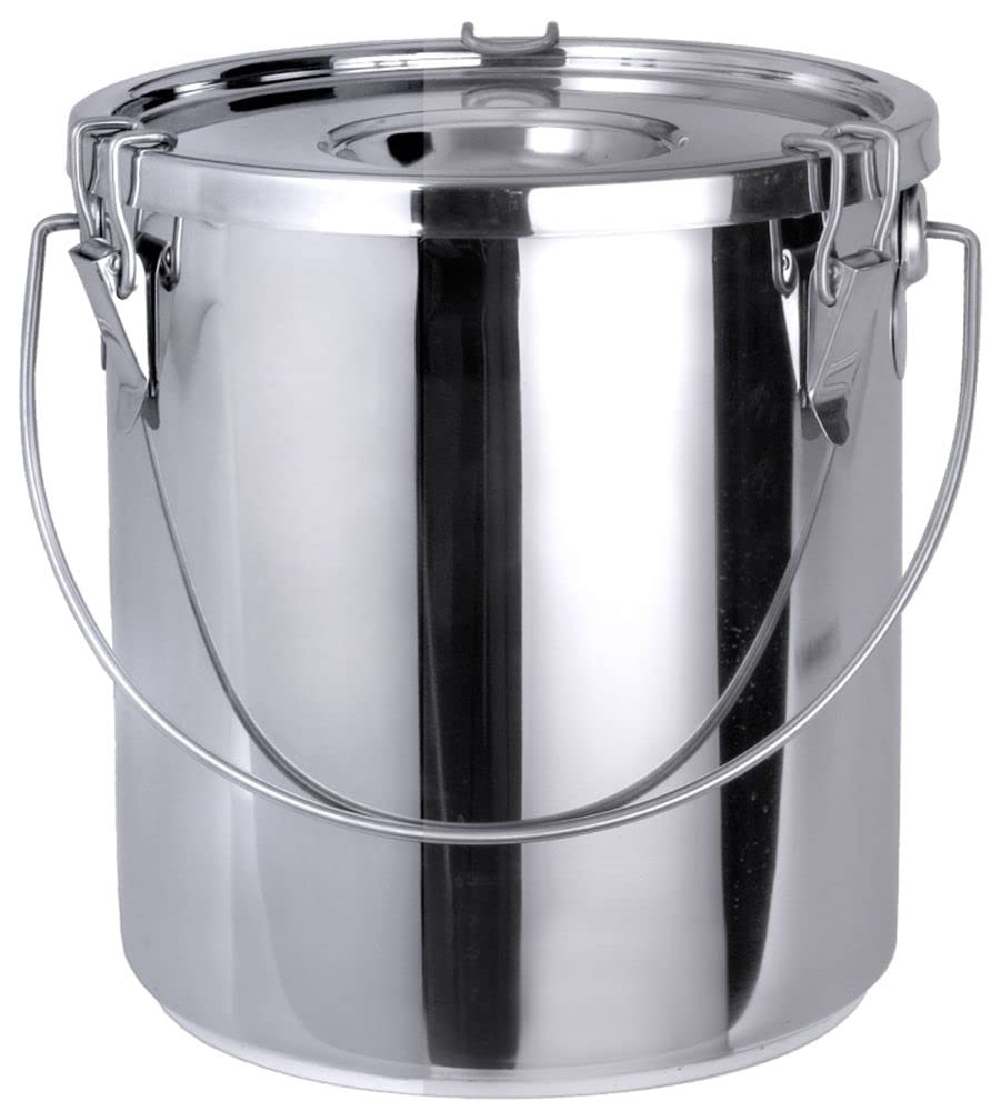 Contacto Edelstahl Transporteimer 6,5 l mit Deckel