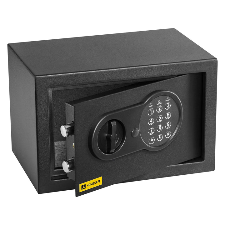 HomeSafe HV20E Möbeltresor mit Elektronikschloss, 20x31x20cm (HxBxT), Digitaler Tresor für Zuhause,
