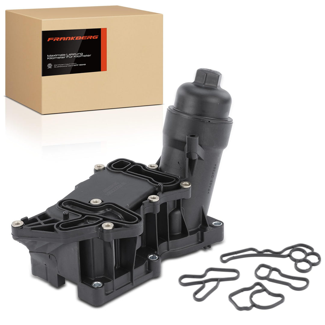 Frankberg Ölfiltergehäuse Kompatibel mit 1er F20 F21 1.6L-2.0L 2010-2023 3er E90 F30 F35 F80 2.0L-3.
