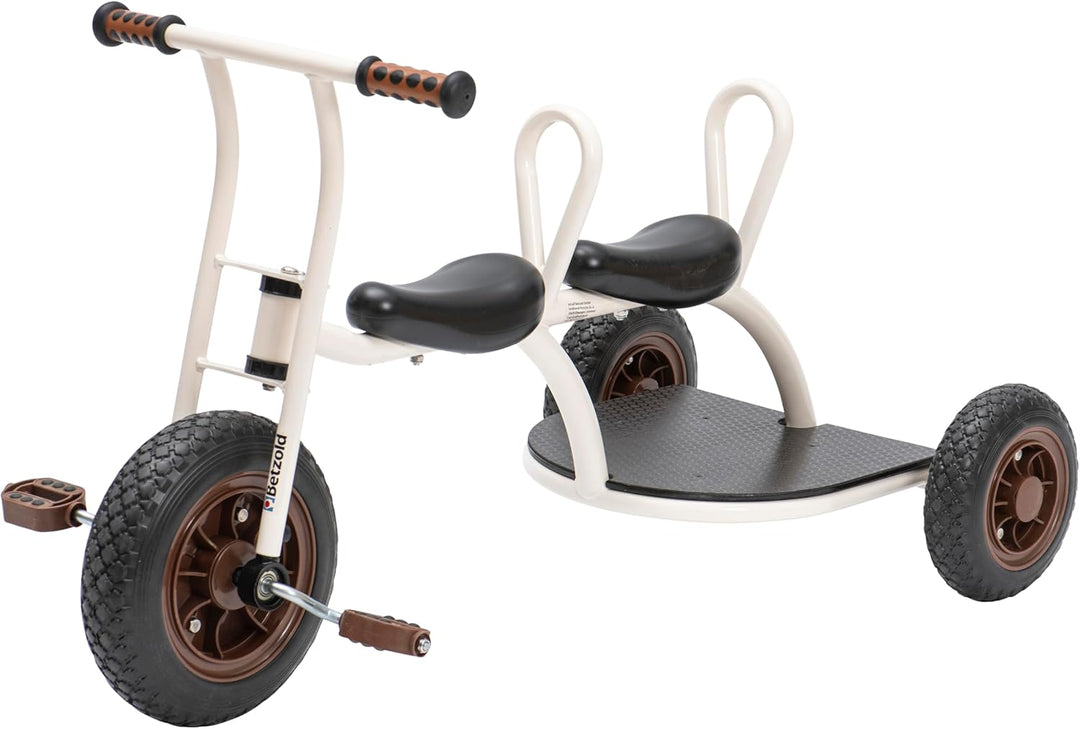 Betzold Ersatzrad für Dreirad Cruiser - Vorderrad mit Pedalen und Eva-Bereifung Braun Schwarz, Braun