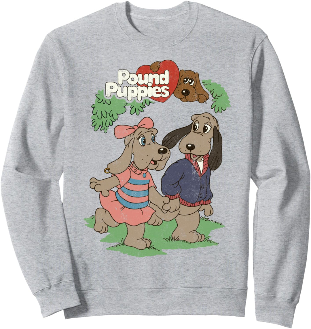 Pound Puppies Valentinstag Puppy Love Couple Shot Sweatshirt
