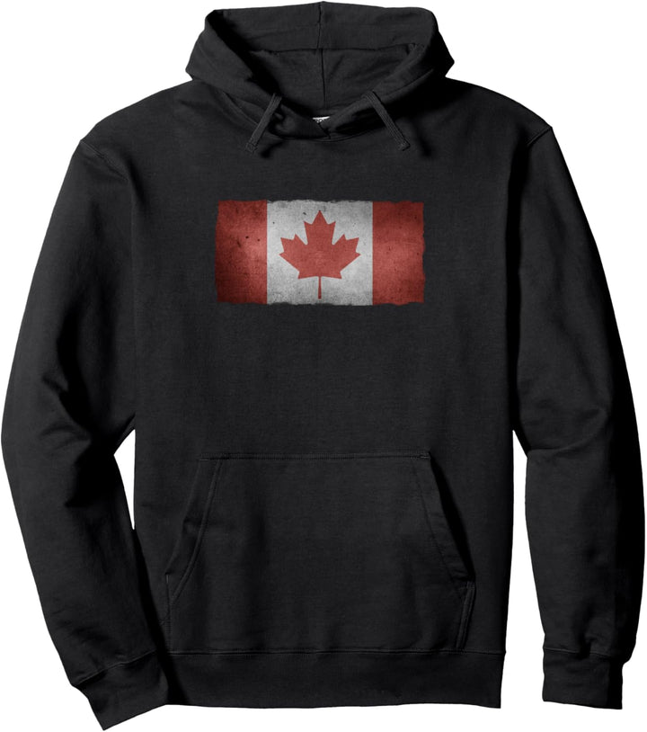 Kanada Flagge Ahornblatt Canada Flaggen für Damen Herren Pullover Hoodie