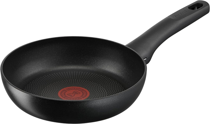 Tefal G28802 Hard Titanium On Bratpfanne 20 cm | Aluminium | unbedenkliche Antihaftversiegelung | Th