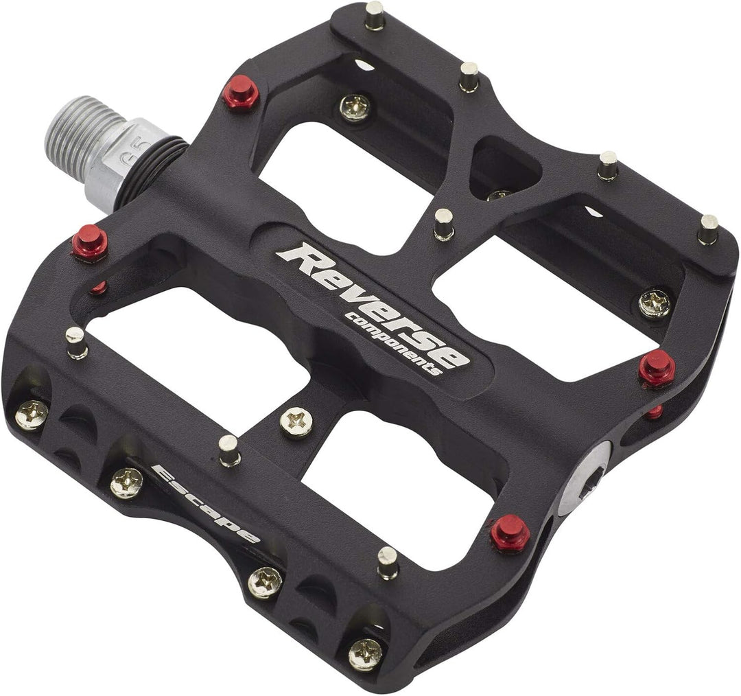 Reverse Escape Flat MTB MTB Fahrrad Pedal Schwarz - Schwarz, Schwarz - Schwarz