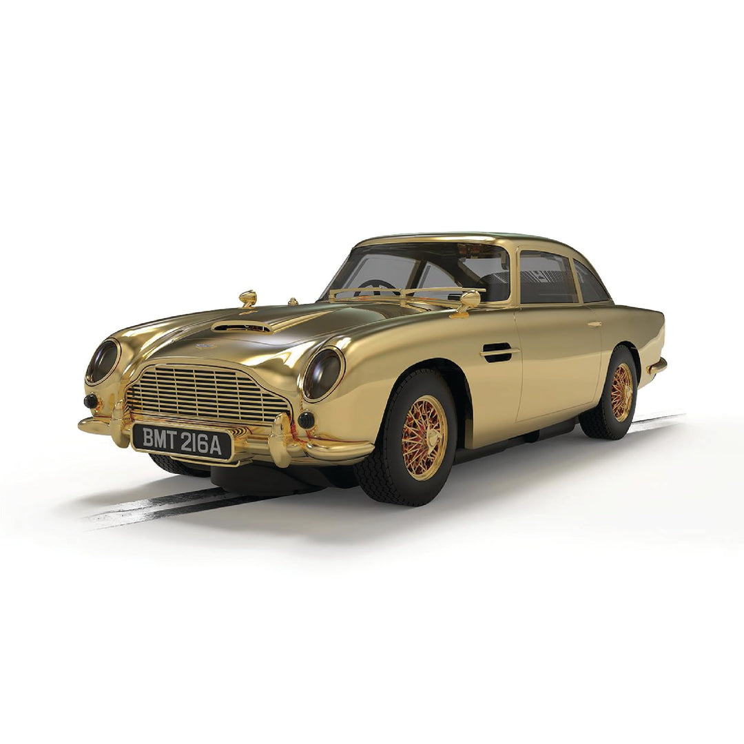 Scalextric Cars – C4550A James Bond Aston Martin DB5 – Goldfinger – 60th Anniversary Gold Edition –