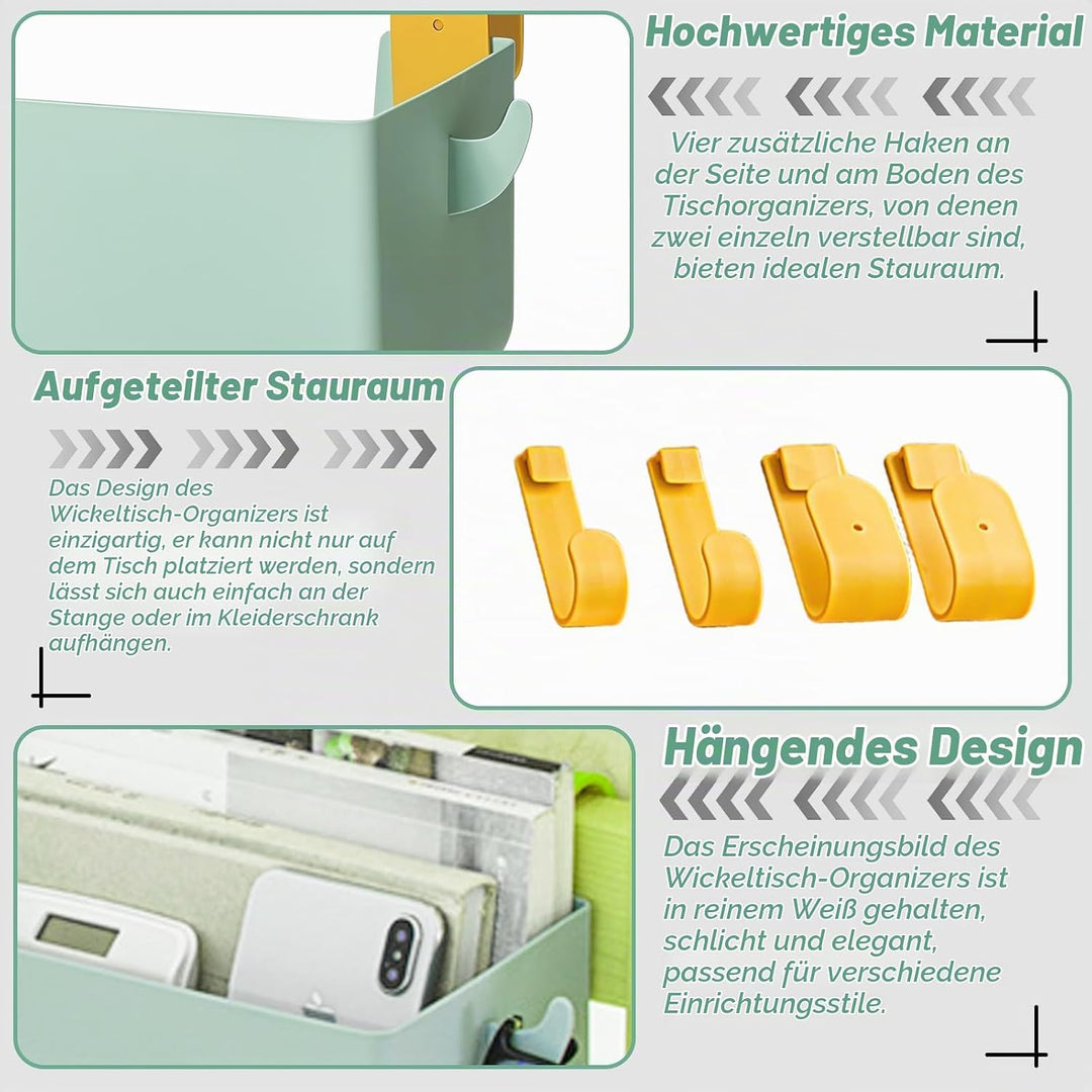 Wickeltisch Organizer Baby Windel Caddy Wickelkommode Organizer Wickeltisch Organizer zum Anhängen O