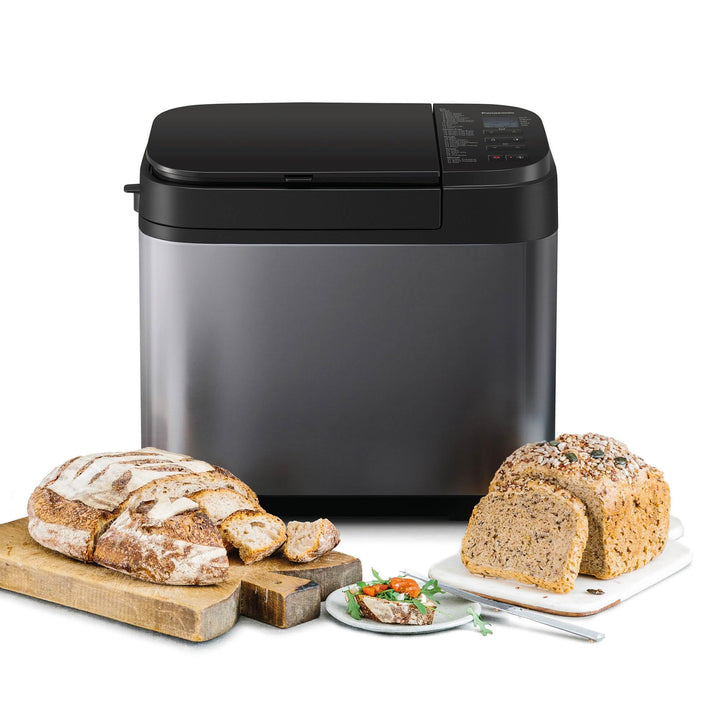 Panasonic SD-YR2540 Premium Grau Vollautomatischer Brotbackautomat, horizontales Design und Hefespen