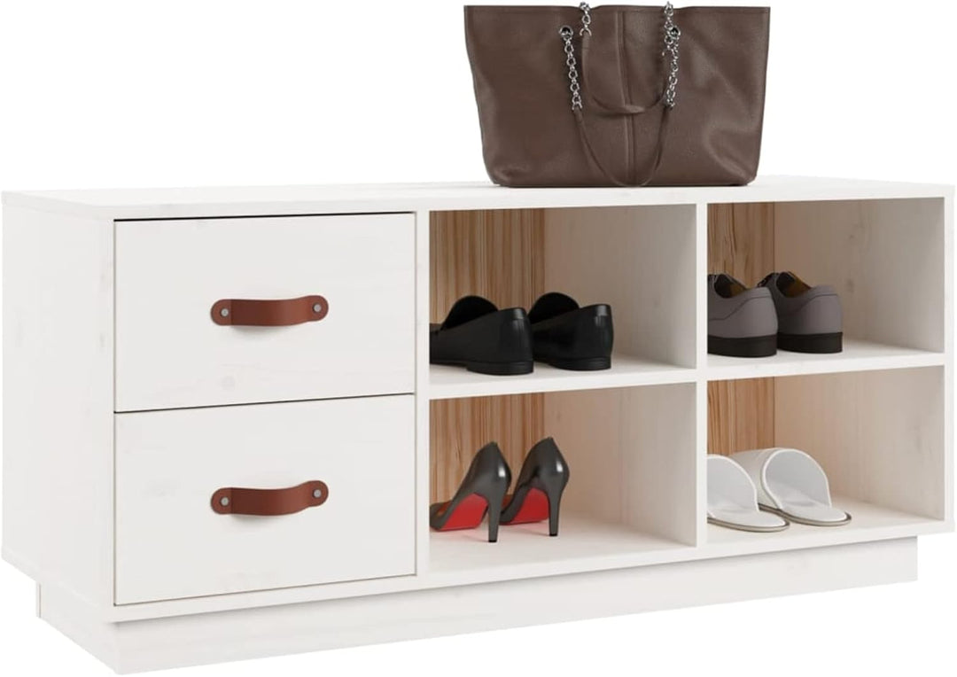 Schuhbank Schuhschrank Schuhregal mit Stauraum Schuhaufbewahrung Möbel Sitzbank Bank mit Schuhablage