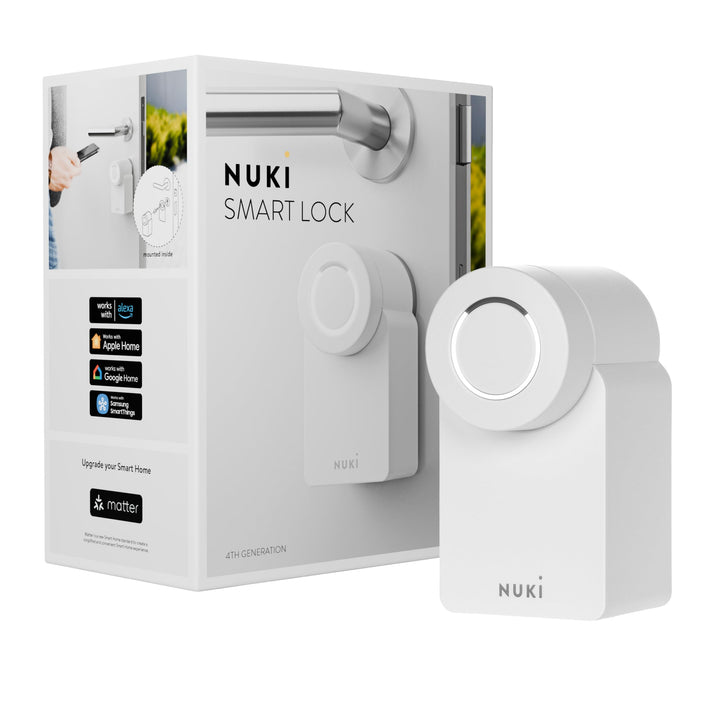 Nuki Smart Lock 3.0, smartes Türschloss für schlüssellosen Zutritt ohne Umbau, nachrüstbares elektro