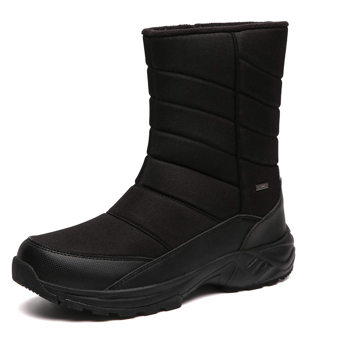 TLOLA Winterstiefel Herren Wasserdicht Warm Gefüttert Schneestiefel Leicht Wanderschuhe Trekkingschu
