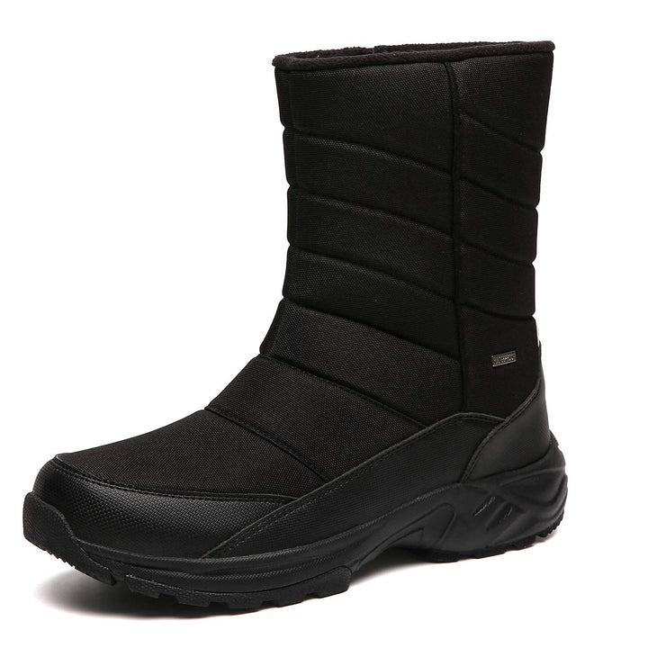 TLOLA Winterstiefel Herren Wasserdicht Warm Gefüttert Schneestiefel Leicht Wanderschuhe Trekkingschu