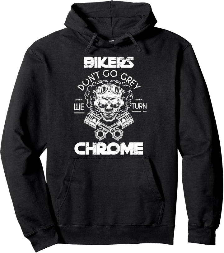 Motorradfahrer werden nicht grau Lustiges Geschenk Biker Pullover Hoodie