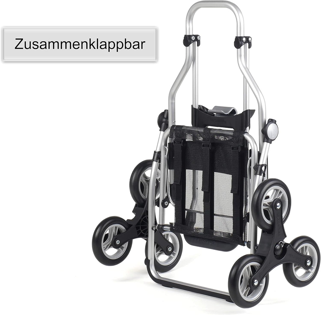 ANDERSEN Einkaufstrolley - Treppensteiger Royal Shopper Tamo anthrazit 51 L Reflektor,Thermo, Alumin