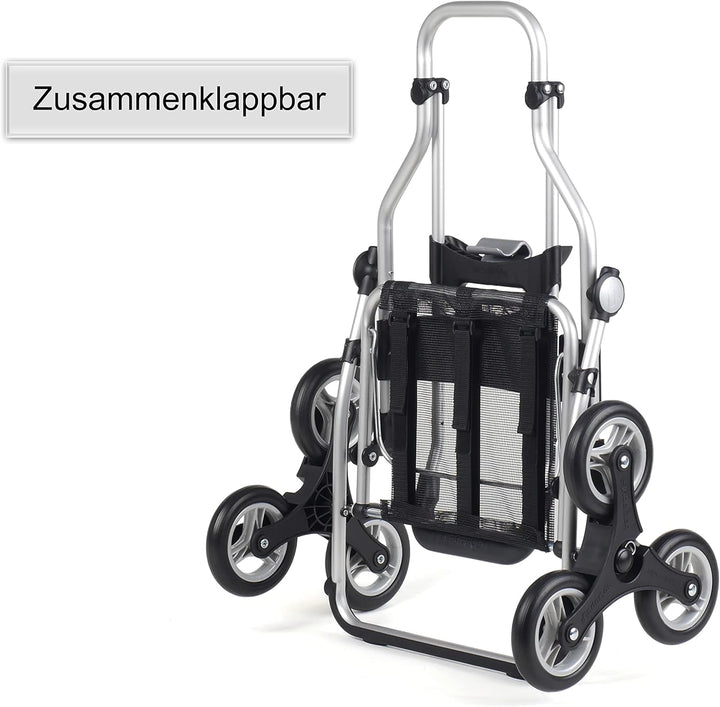ANDERSEN Einkaufstrolley - Treppensteiger Royal Shopper Tamo anthrazit 51 L Reflektor,Thermo, Alumin