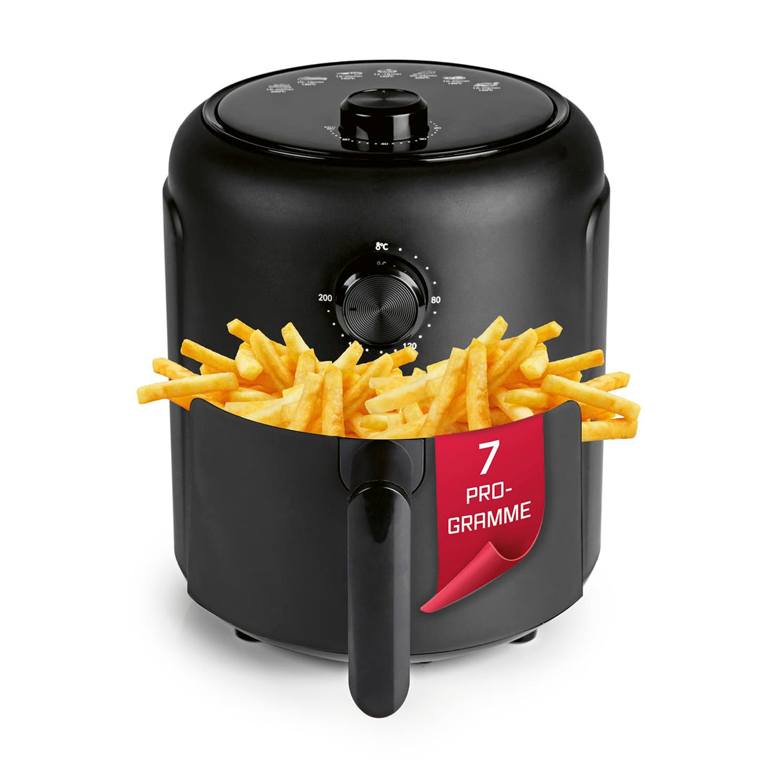 GOURMETmaxx Heissluftfritteuse, 2,3 l | Airfryer mit Timerfunktion (60 Minuten Timer) | Nahezu ohne