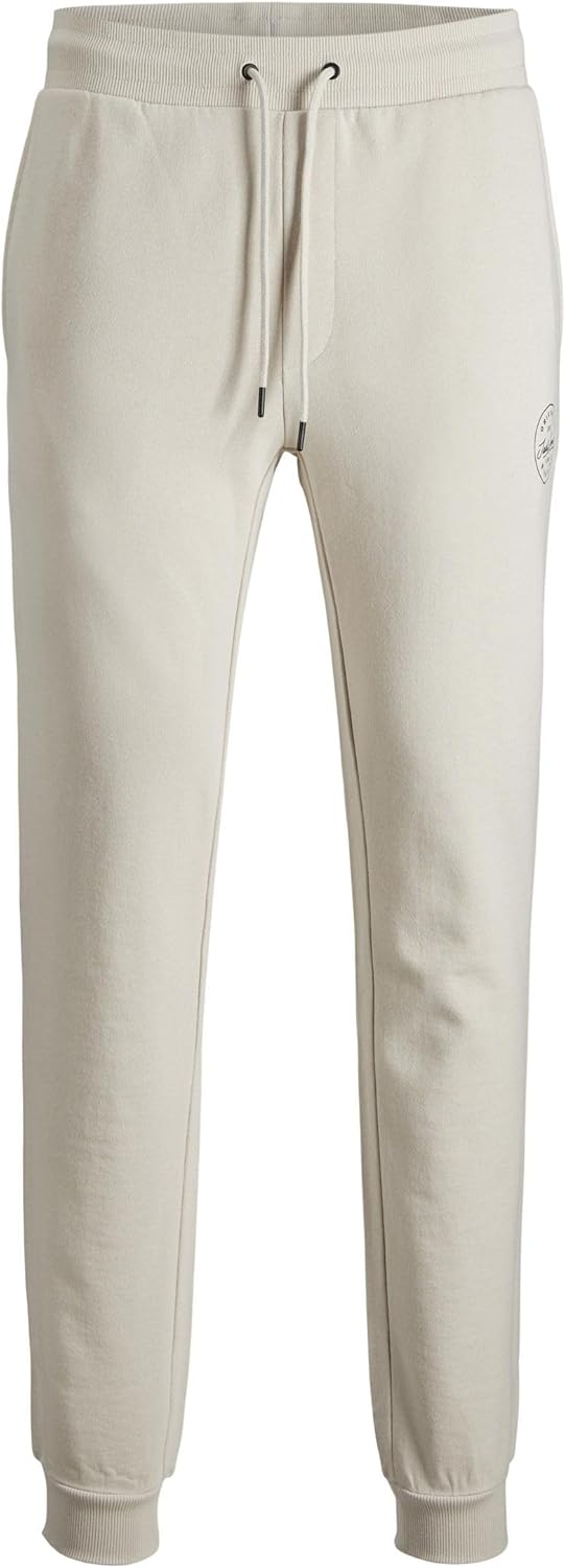 JACK & JONES Male Jogginghose Regular Fit Jogginghose S Dark Grey Melange, S Dark Grey Melange