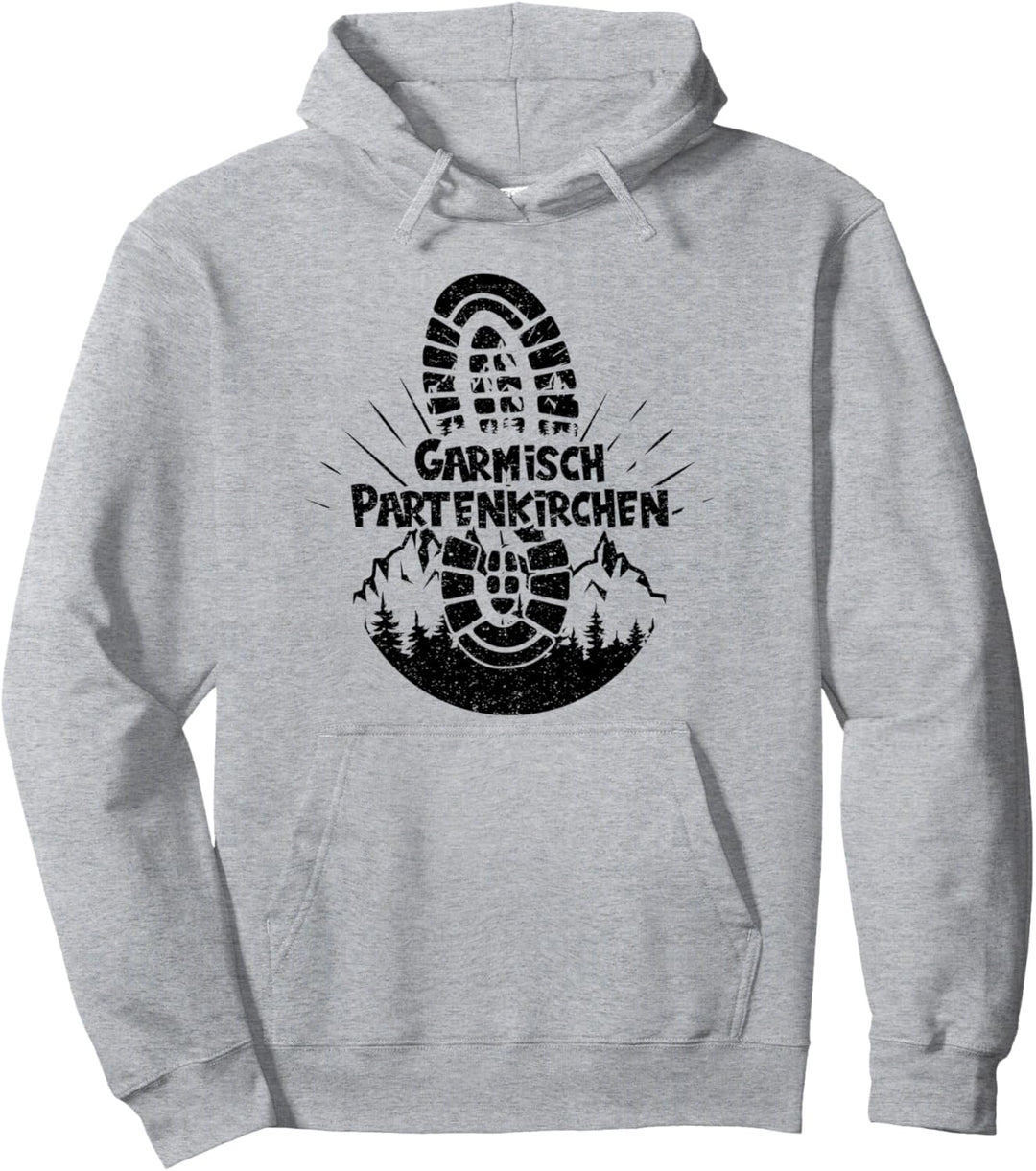 Wandern in Garmisch Partenkirchen Deutschland Urlaubswander Pullover Hoodie