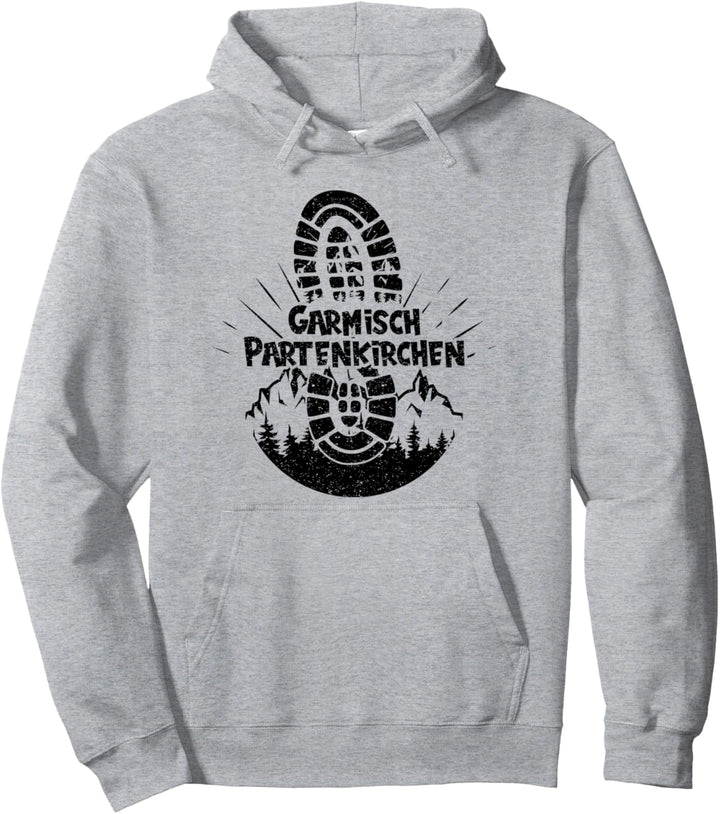 Wandern in Garmisch Partenkirchen Deutschland Urlaubswander Pullover Hoodie