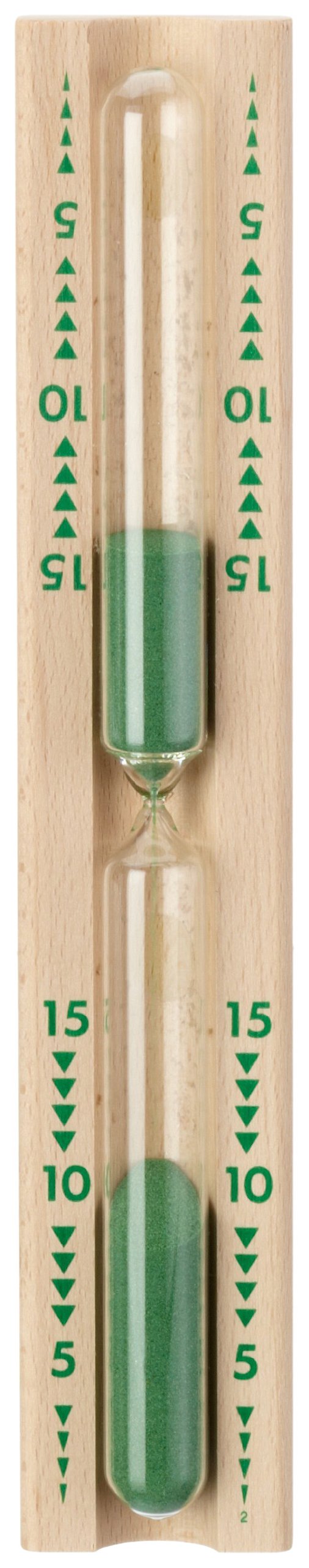 EOS Sauna Sanduhr aus Holz. Laufzeit ca. 15 Minuten.