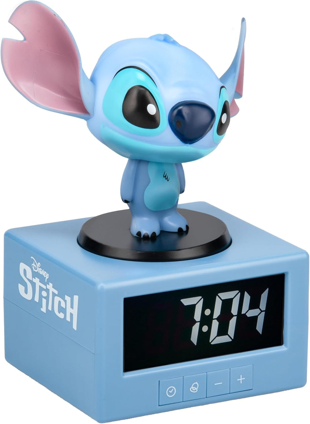 Paladone Disney Stitch Digitaler Wecker mit Nachtlicht & Musik – Offiziell lizenzierte Lilo‑und‑Stit