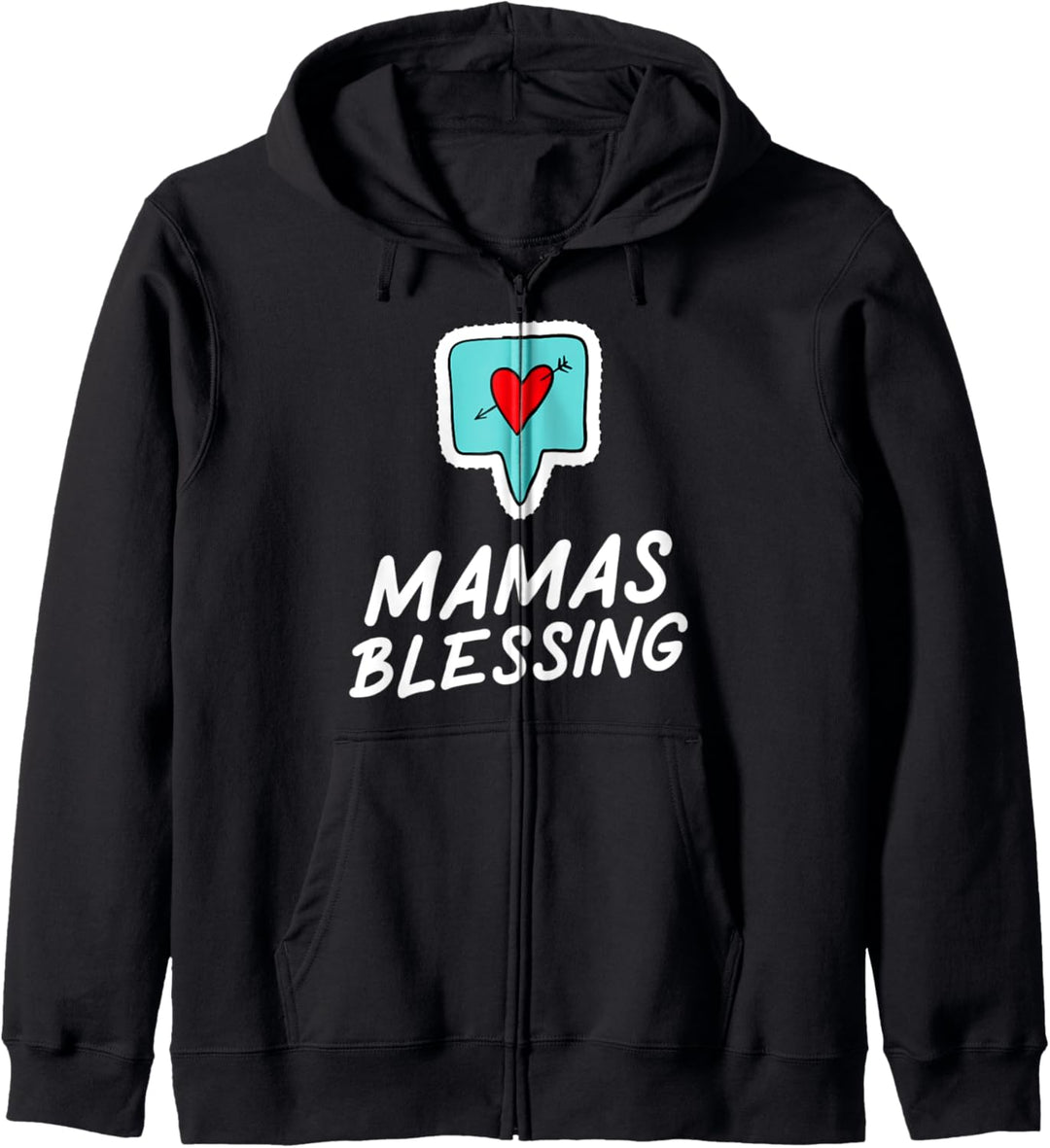 Mamas Blessing Mutter Sohn Tochter Partnerlook Kapuzenjacke