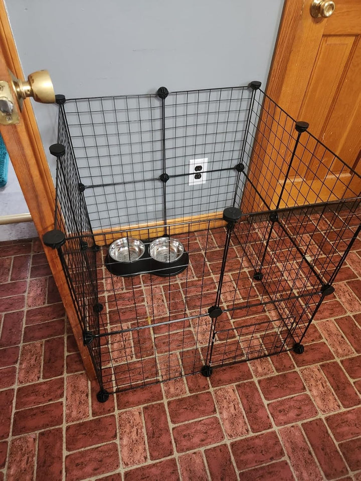 LANGXUN Metalldraht Lagerung Cubes Organizer, DIY Kleintierkäfig für Kaninchen, Meerschweinchen, Wel