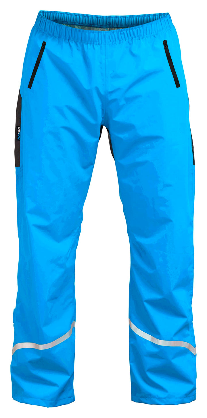 Rubberneck NXSVN Fahrrad Regenhose Atmungsaktiv, Reflektierend mit 3M Reflektoren S Blau, S Blau