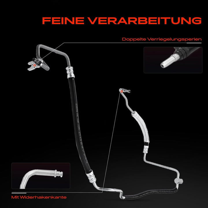 Frankberg Servolenkung Schlauch Kompatibel mit Saxo S0 S1 1.0L-1.6L 1996-2004 206 SW 2E/K 1.1L-1.6L