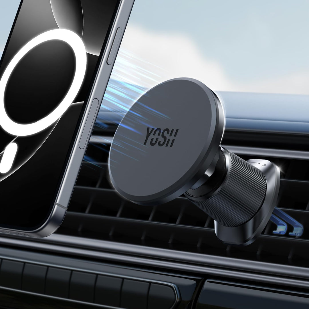 YOSH für MagSafe Handyhalterung Auto, Magnetische Handyhalterung Auto, 360° drehbare Halterung für A