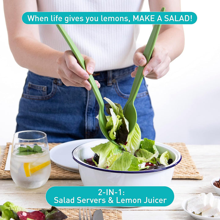 PELEG DESIGN 16919-Salatbesteck Salatbesteck Grun One Size
