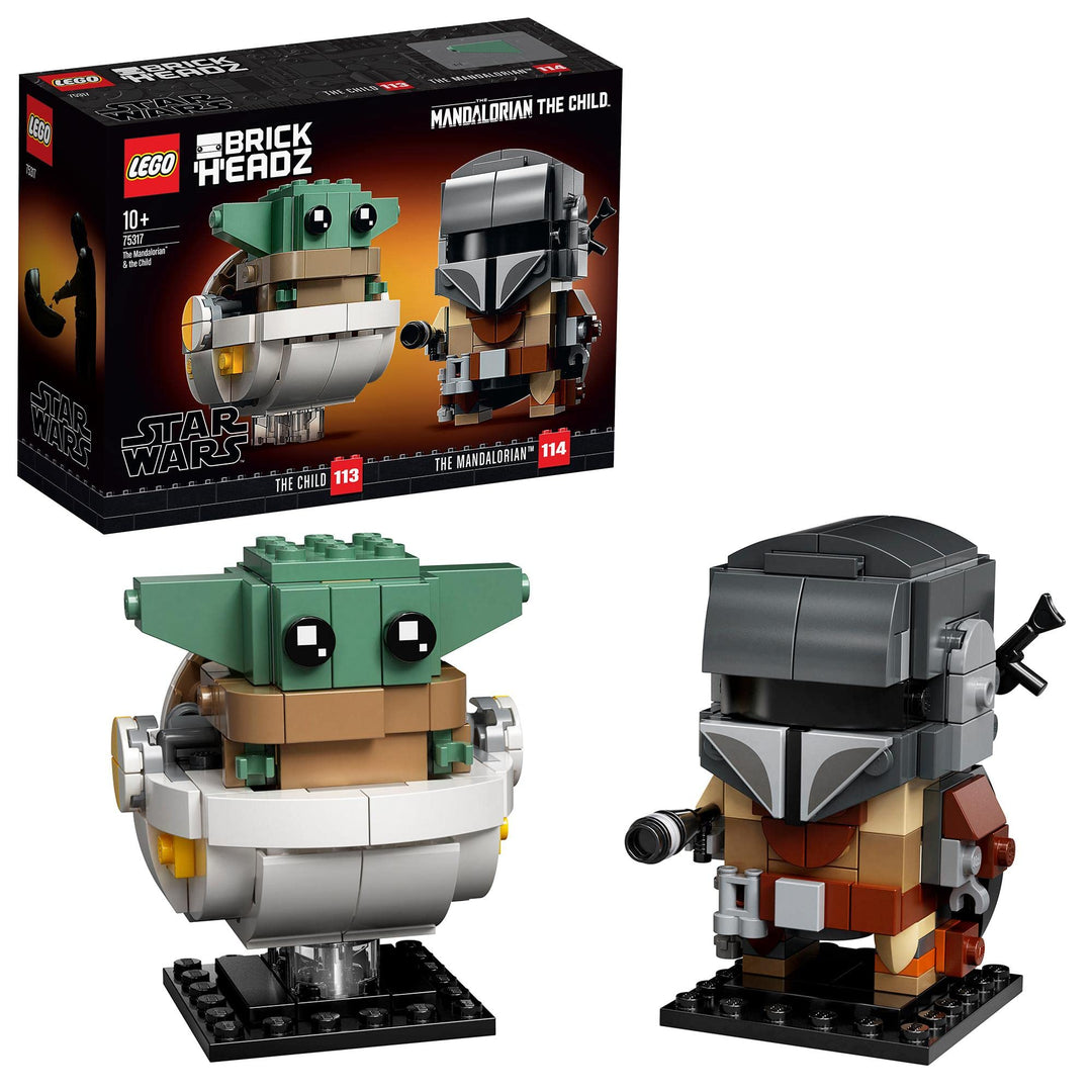LEGO 75317 Star Wars Der Mandalorianer und das Kind, Sammlermodell, Bauset Baby Yoda, Bauset (295 Te