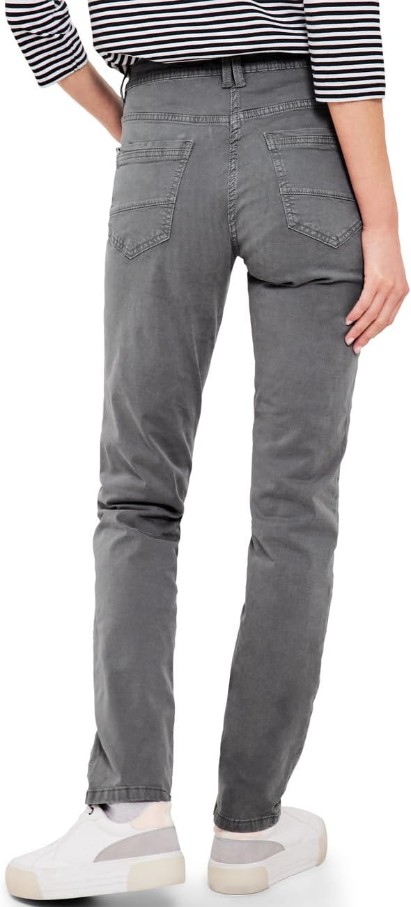 Cecil Damen Baumwollhose Loose 25W / 30L Cool Grey, 25W / 30L Cool Grey