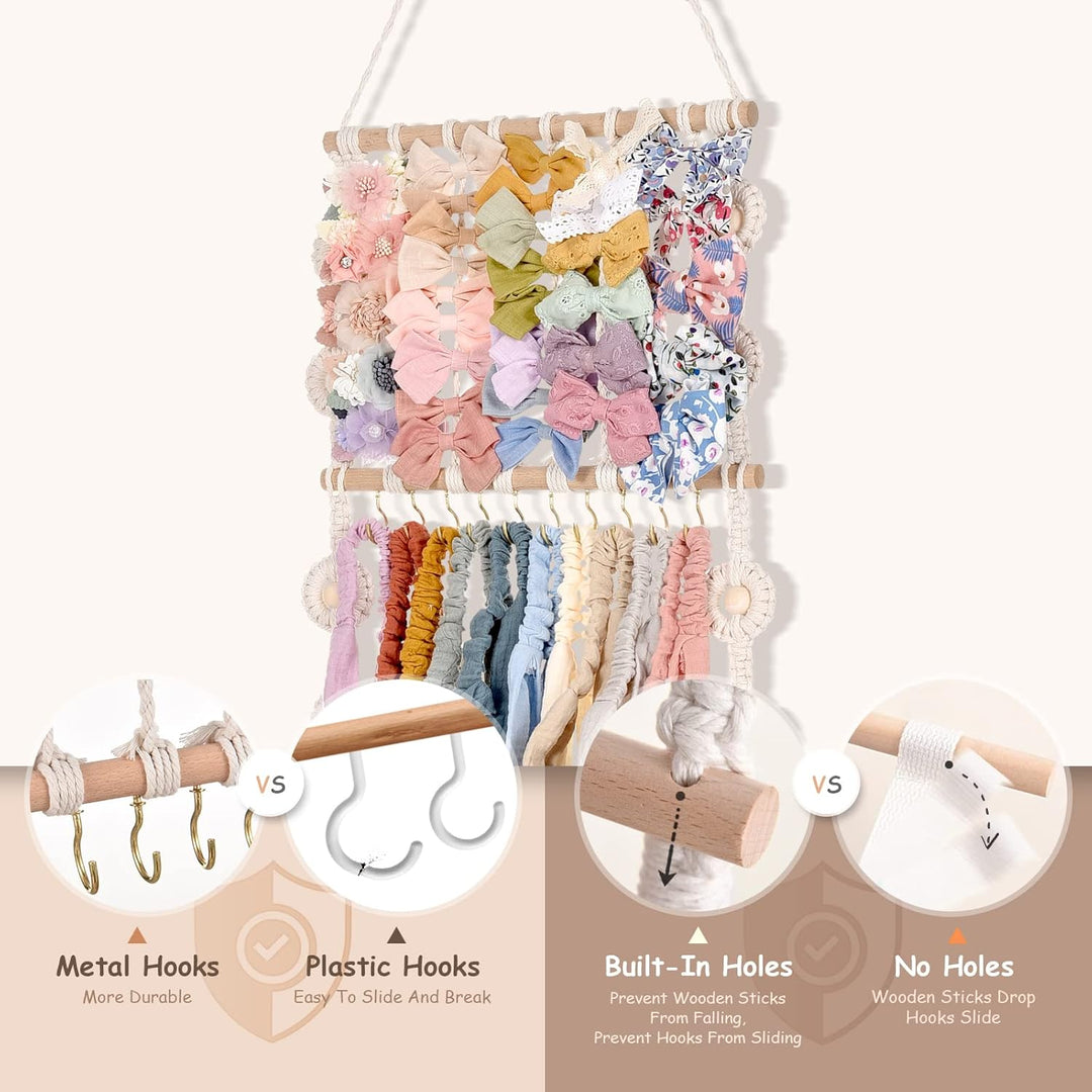 Stirnbandhalter Schleifen Organizer für Mädchen Haarschleifen Halter Baby Stirnband Haarschmuck Orga