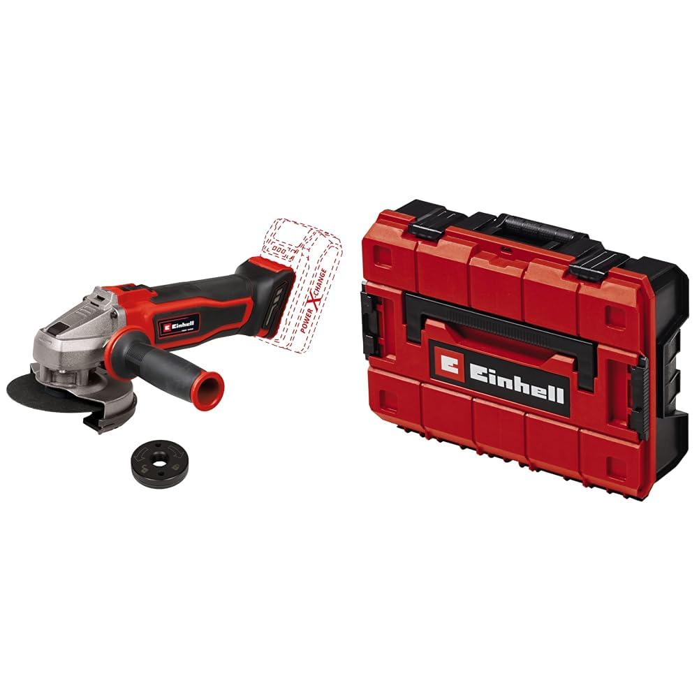 Einhell Akku-Winkelschleifer TE-AG 18/115 Q Li-Solo Power X-Change (18V, Ø115 mm, 28 mm Schnitttiefe