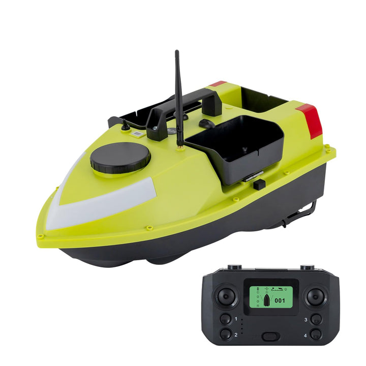 GPS Köderboot Futterboot mit GPS Angelköderboot mit LED-Nacht-Navigationslichter 600M Fernbedienung