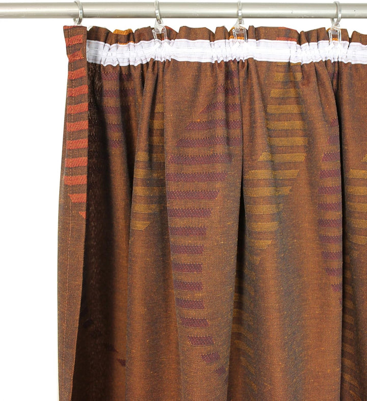 Wirth Fertigschal Lupara mit Kräuselband, Polyester, Rot, 255 x 132 cm Rot 255 x 132 cm, Rot 255 x 1