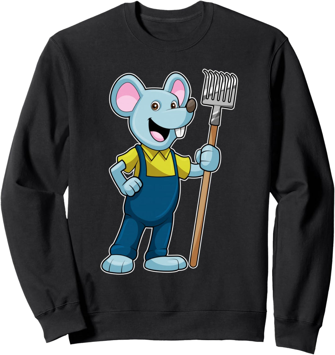 Maus Landwirt Harke Blaumann Sweatshirt