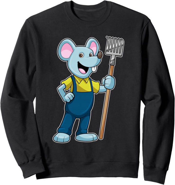 Maus Landwirt Harke Blaumann Sweatshirt