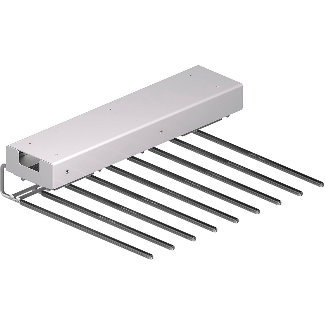 HETTICH 9162284 Amari 200 Silent System Hosenhalter (Hosenträger) ausziehbar, für 9 Hosen und Ablfag