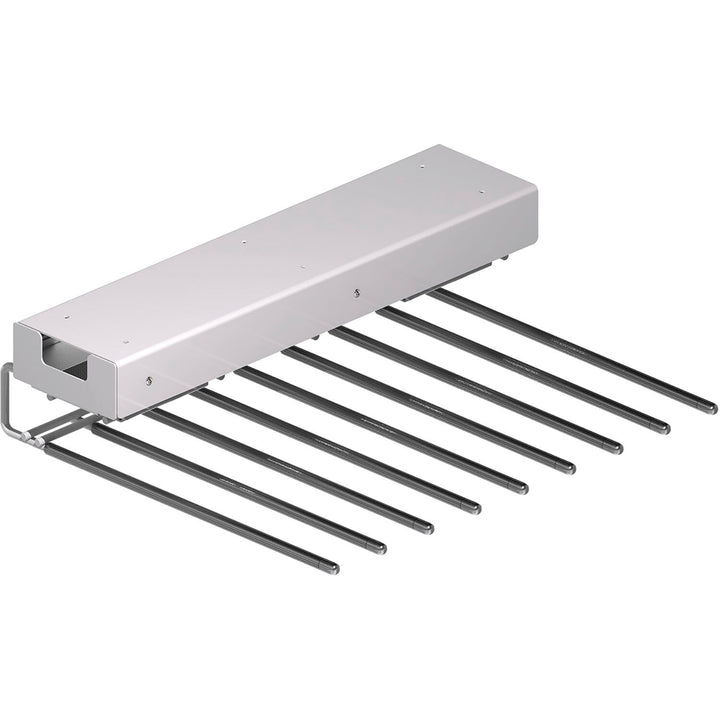 HETTICH 9162284 Amari 200 Silent System Hosenhalter (Hosenträger) ausziehbar, für 9 Hosen und Ablfag