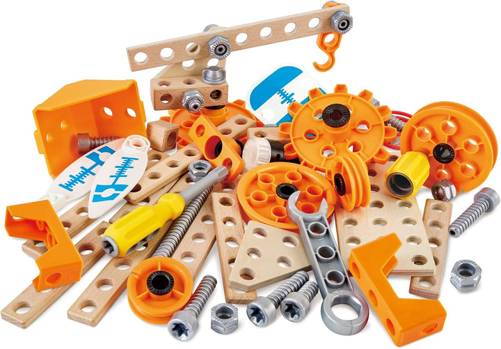 Hape Junior Inventor Erfinder Set Deluxe, Experimentierset, Mint-Spielzeug, ab 4 Jahre